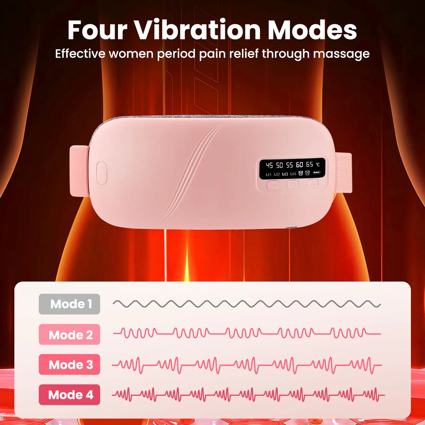 SelfGlow Comfort Belt - Heating Pad and Abdominal Massager