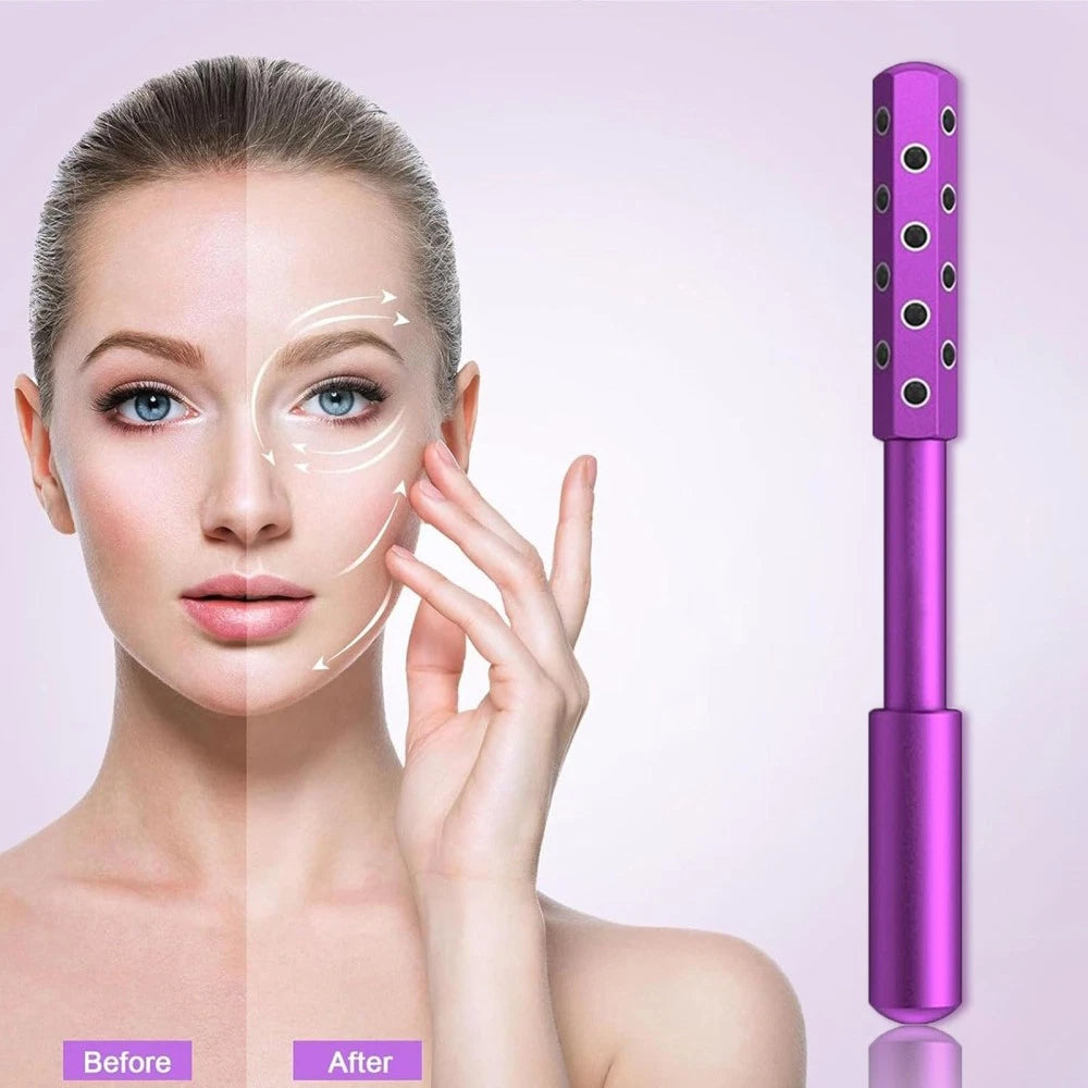Face Roller Massager with 24 Germanium Particles
