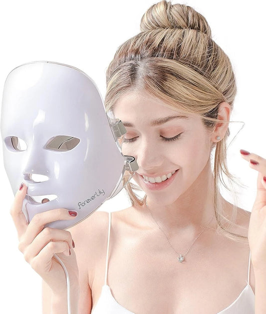 LED Facial Mask — 7-Colour Photon Light Therapy for Revitalized Skin